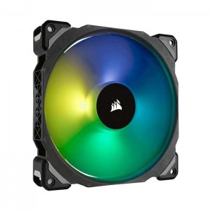 Ventoinha 140mm Corsair 1200RPM ML140 PRO RGB 4 Pinos PWM (Single Pack)